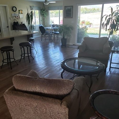 Classic hardwood flooring installation in Yucaipa, CA from Stafford's Discount Carpets