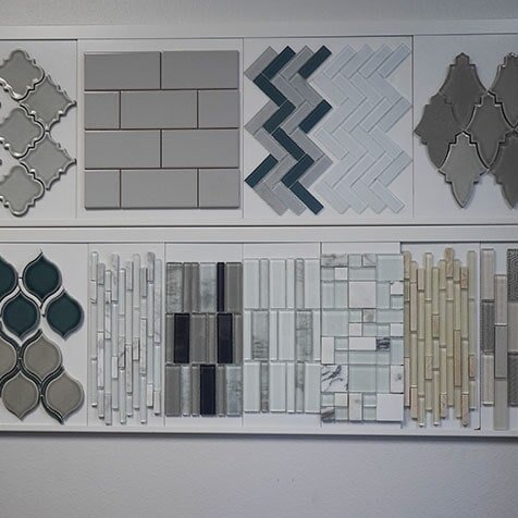Choose from modern accent tile designs for your Highland, CA kitchen or bathroom redesign